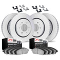 DFC 05-25 Nissan Frontier Front & Rear Geospec Rotors with 5000 Advanced Brake Pads w/Hardware