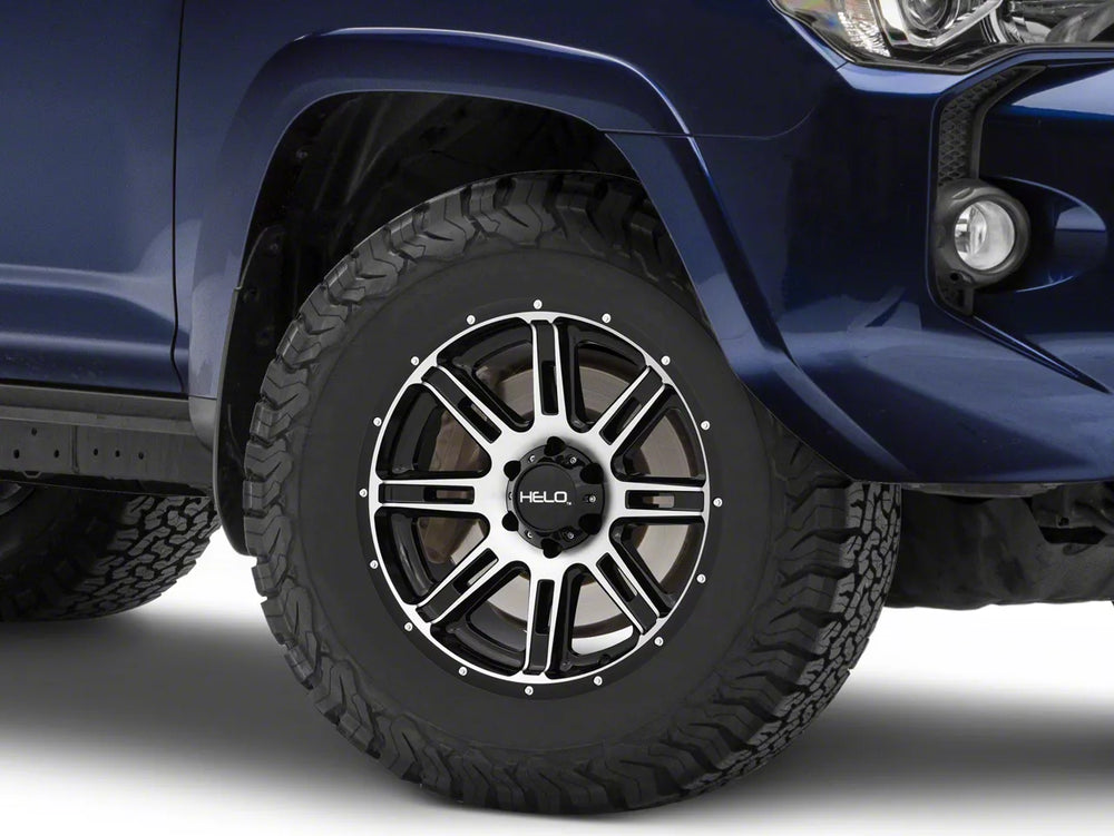 HE900 17X9 6X5.5 G-BLK MACH -12MM