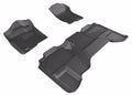 3D Maxpider 07-13 GMC Sierra 1500 / 2500 / 3500 Extended Cab Kagu Black R1 R2