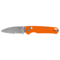 BEL AIR XL POCKETKNIFE 3.25IN SHEEPSFOOT BLADE EMT ORANGE