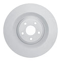 R1 21-24 Ford Edge Front Right Drilled & Slotted Silver Brake Rotor