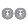 R1 Concepts Brake Rotor- D/S - Silver Fits BMW 325xi