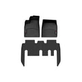 WeatherTech Black Front and Rear Floorliners Fits -21-24 Model X 441682-1-4