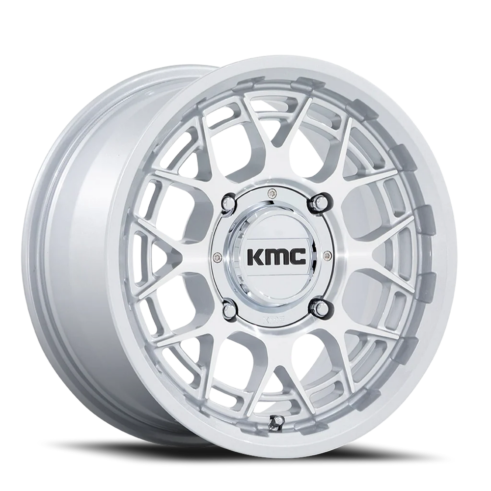 KMC POWERSPORTS KS139 15X7 4X137 SLV-MACH 38MM - KS139SD15704838