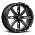 M41 15X7 4X110.00 GLOSS BLACK MILLE