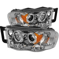 Spyder Dodge Ram 1500 02-05/Ram 2500 03-05 Projector Headlights LED Halo LED Chrm PRO-YD-DR02-HL-C