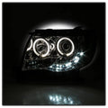Spyder Toyota Tacoma 05-11 Projector Headlights LED Halo LED Chrome High H1 Low H1 PRO-YD-TT05-HL-C