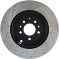 StopTech 07-09 Mazda CX-9 Left Rear Slotted & Drilled Rotors