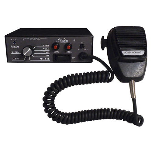 FULL FUNC. 100W SIREN W/PA AND RADI