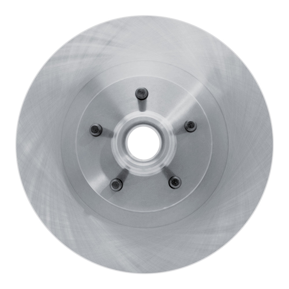 R1 01-05 Ford Explorer Sport Front Right Drilled & Slotted Silver Brake Rotor