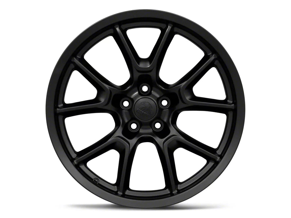 20 IN REPLICA WHEEL FITS DODGE CHALLENGER DG21 SATIN BLACK 20X11
