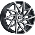 ~(32 lbs. 20X20X9)~ BIG EASY (372) MATTE BLACK W/DARK TINT 18X8 5-112/5-120 35mm 74.1mm