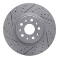 R1 14-25 Cadillac Ct5 Front Left Drilled & Slotted Geoperformance Rotor