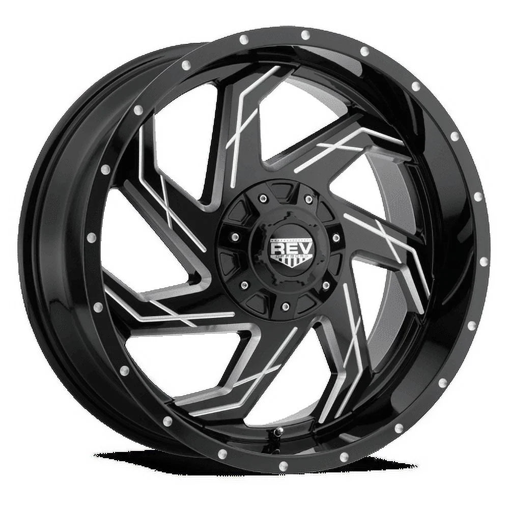REV WHEELS 109 CLASSIC SERIES MAGNUM 17X7 5x114.3/5x4.5 +0MM OS POLISHED/BLACK