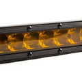 Diode Dynamics 12 In LED Light Bar Single Row Straight - Amber Driving Each Stage Series