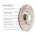 DFC 11-15 Kia Optima Front Rotors w/4000 HybriDynamic Brake Pads w/Hardware