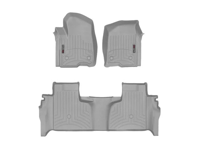 WeatherTech Grey Front and Rear Floorliners Fits -20-24 Chevrolet GMC 461436-1-8