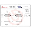 Brembo 12-13 Fiat 500 Front Low-Met Brake Pad