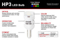 Diode Dynamics 194 LED Bulb HP3 LED - Blue (Single)