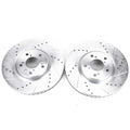 Power Stop 07-13 Acura MDX Front Evolution Drilled & Slotted Rotors - Pair