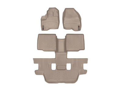 WeatherTech Tan Front and Rear Floorliners Fits -20-14 Explorer 45359-1-6