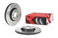 Brembo 08-15 Land Rover LR2/11-18 Volvo S60 Front Premium Xtra Cross Drilled UV Coated Rotor