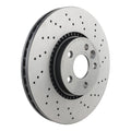 Brembo 08-15 Land Rover LR2/11-18 Volvo S60 Front Premium Xtra Cross Drilled UV Coated Rotor