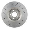 Brembo 08-15 Land Rover LR2/11-18 Volvo S60 Front Premium Xtra Cross Drilled UV Coated Rotor