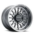 Method MR411 Bead Grip 15x7 / 4+3/13mm Offset / 4x136 / 106.25mm CB Gloss Titanium Wheel