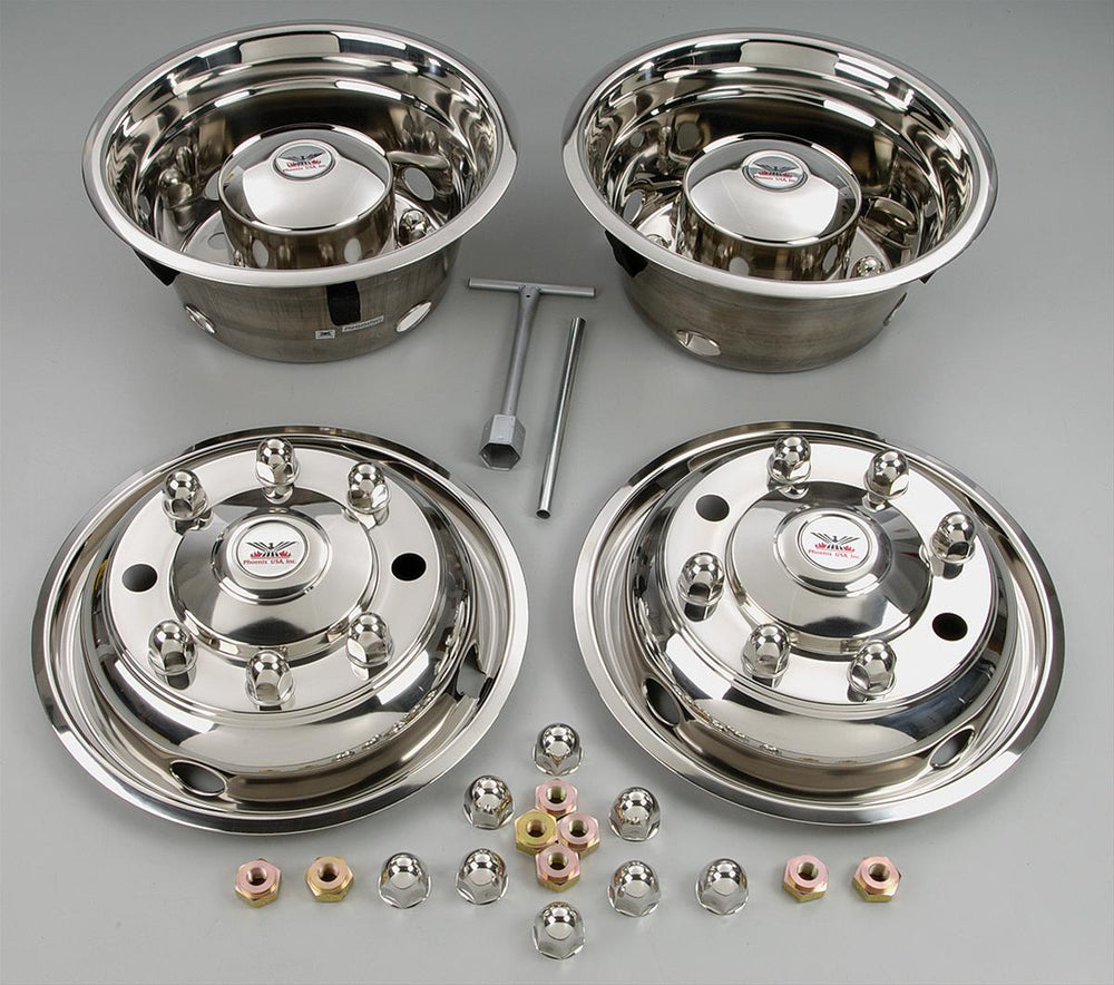 SIMULATOR PART FRONT WHEEL LINER 19.5IN X 6.75IN 8LUG 4HH DOTLINER