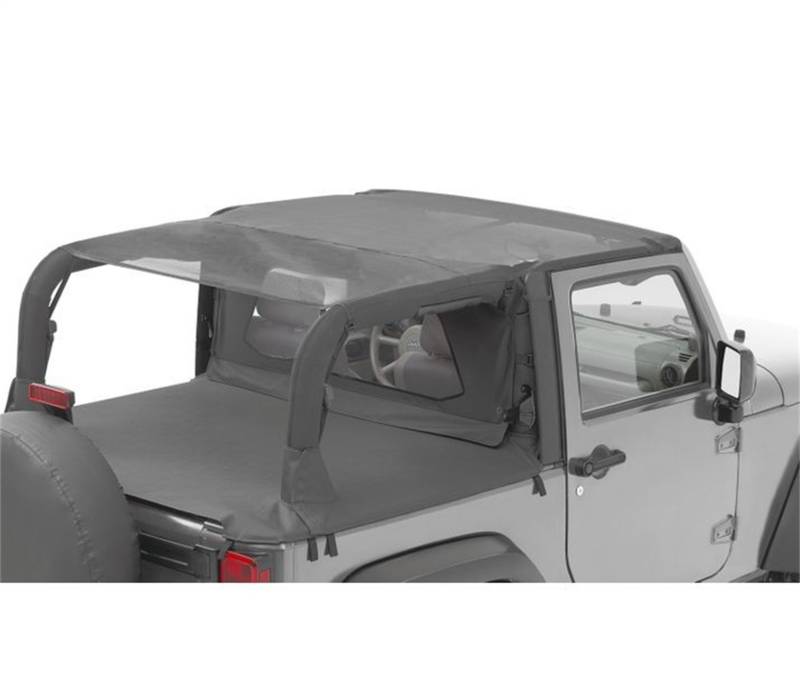 Jeep 2010-2018 Wrangler JK; 2-Door; NOTE Includes windshield header; Requires soft top door surrounds