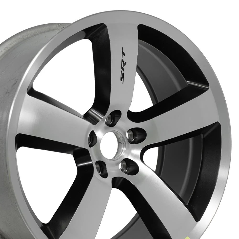 20 IN REPLICA WHEEL DG04 FITS DODGE CHARGER SRT RIM 20X9 BLACK WHEEL
