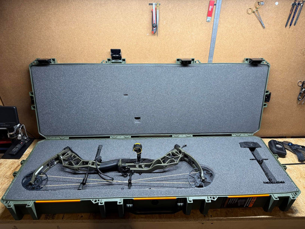 PELICAN V800 DOUBLE RIFLE CASE WL/WF BLK