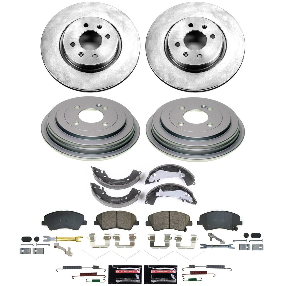 Power Stop 18-22 Hyundai Accent Front and Rear Autospecialty Brake Kit