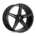 ABL22 22X9 5X120 G-BLK MILL 15MM