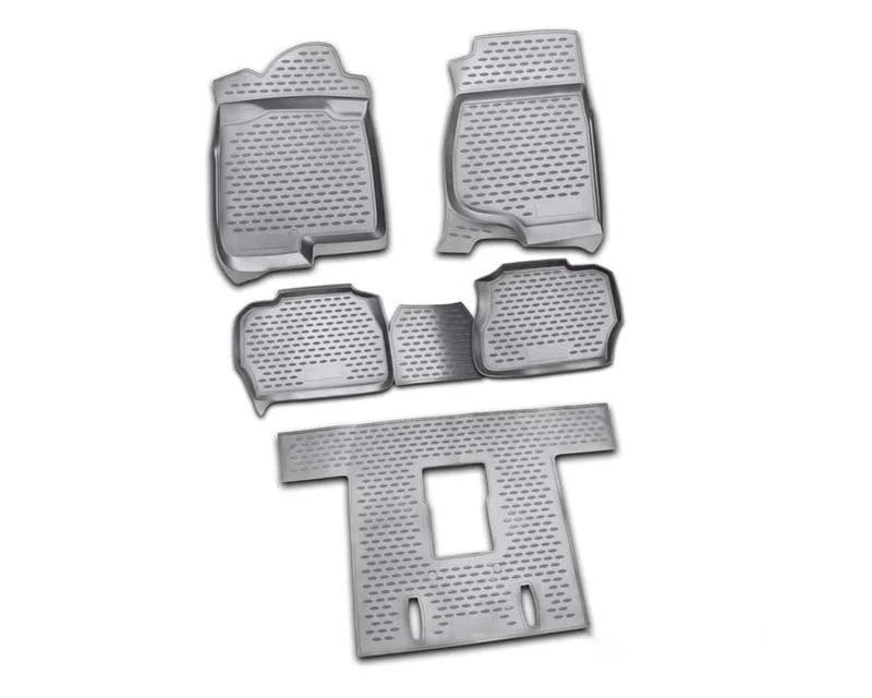 ~(12 lbs. 33X20X6)~ Profile Liners Front 2nd and 3rd Row Set Black Escalade 2007-2014