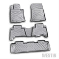 ~(12 lbs. 33X20X6)~ Profile Liners Front 2nd and 3rd Row Set Black GX 460 2007-2013