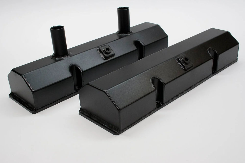 SBC Fab Alm Valve Cover Set