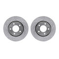 R1 Concepts Brake Rotor- D/S - Silver Fits Chrysler Town