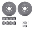 DFC 22-25 Jeep Grand Cherokee Rear Geospec Rotors with 5000 Advanced Brake Pads w/Hardware