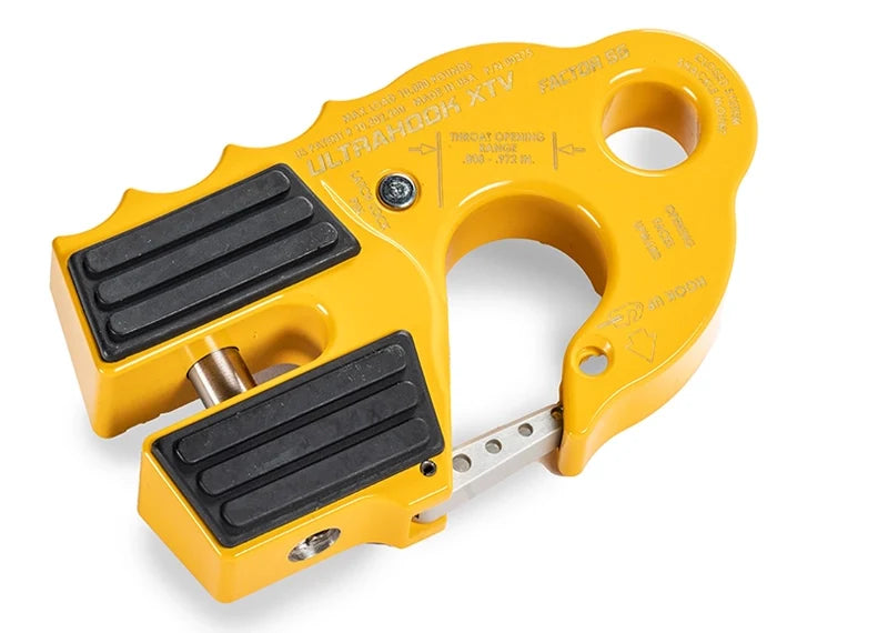 UltraHook XTV Closed System Winch Shackle Mount Yellow Factor 55