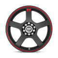 MR116 17X7 5X100/4.5 G-BLK MACH 40MM