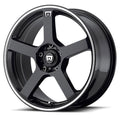 MR116 17X7 5X100/4.5 G-BLK MACH 40MM