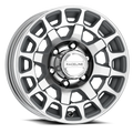 Raceline 873MC Backcountry Trailer 15x5in / 5x4.5 BP / 0mm Offset / 3.19mm Bore - Machined