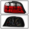 Spyder BMW E38 7-Series 95-01 Crystal Tail Lights Red Clear ALT-YD-BE3895-RC