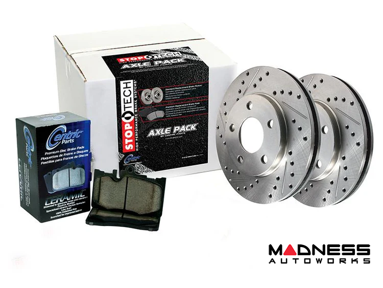 Select Sport Axle Pack, Drilled & Slotted, Front