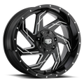 REV WHEELS OFF ROAD 895 SERIES 17X9 5x127/5x139.7/5x5/5x5.5 12MM OS GLOSS BLACK
