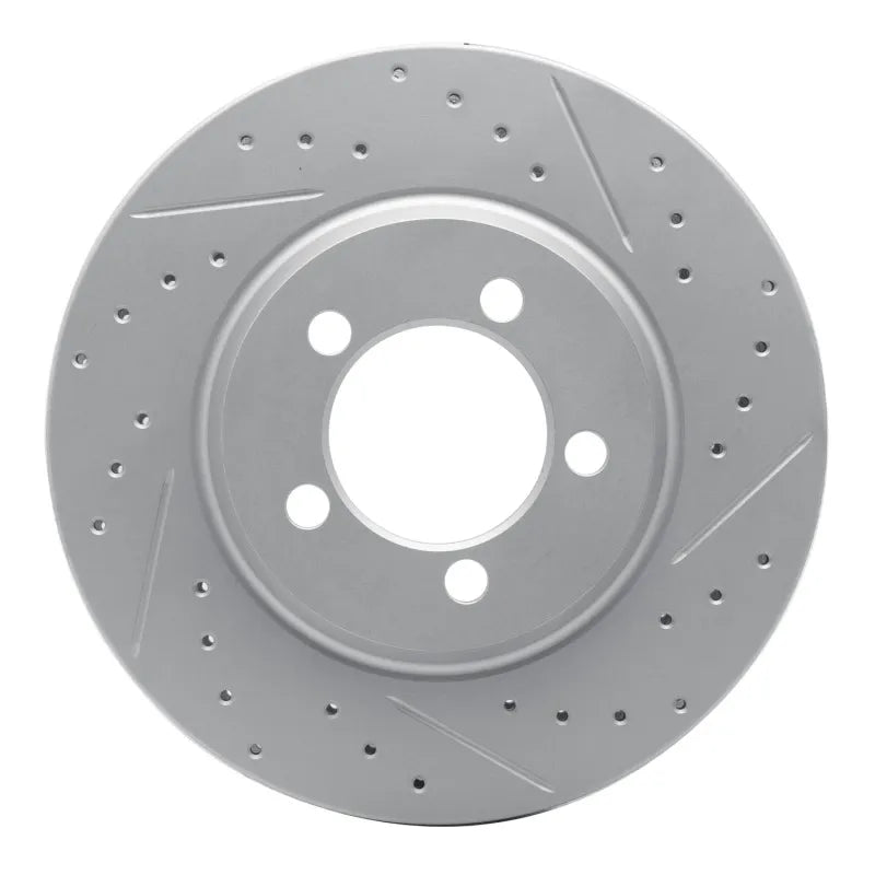 R1 65-66 Ford Galaxie Front Right Drilled & Slotted Geoperformance Rotor