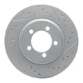 R1 65-66 Ford Galaxie Front Right Drilled & Slotted Geoperformance Rotor