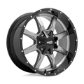 MO970 17x8 6x120.00/6x139.70 SATIN BLACK MILLED (0 mm)